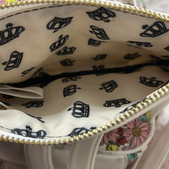 Juicy Couture Mini Backpack with removable pouch and bag scarf - Picture 7 of 7